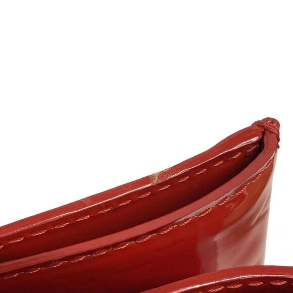 Auth LOUIS VUITTON Reade GM M91084 Rouge Monogram Vernis TH0030 Tote Bag - Picture 3 of 9